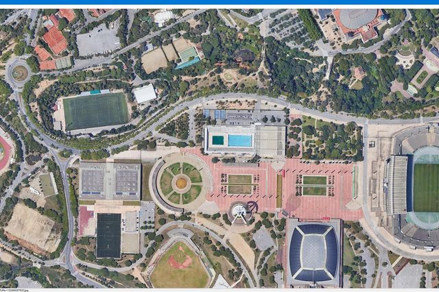 Google Satellite Maps Downloader built-in map viewer showing downloaded satellite imagery