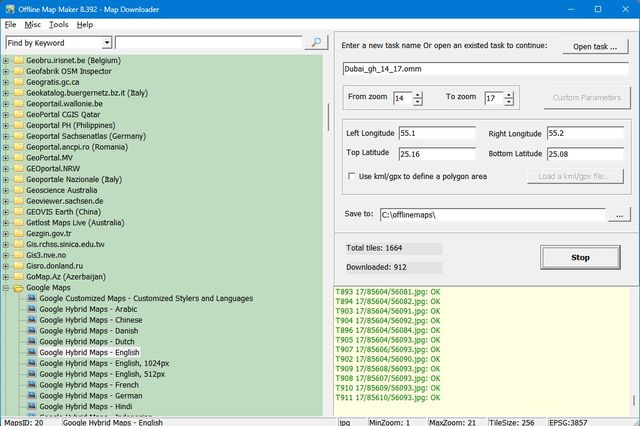 Offline Map Maker screenshot